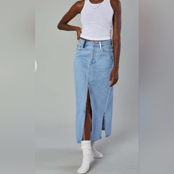 Still Here New York Pine Panama Skirt SZ 27 - Picture 1 of 8